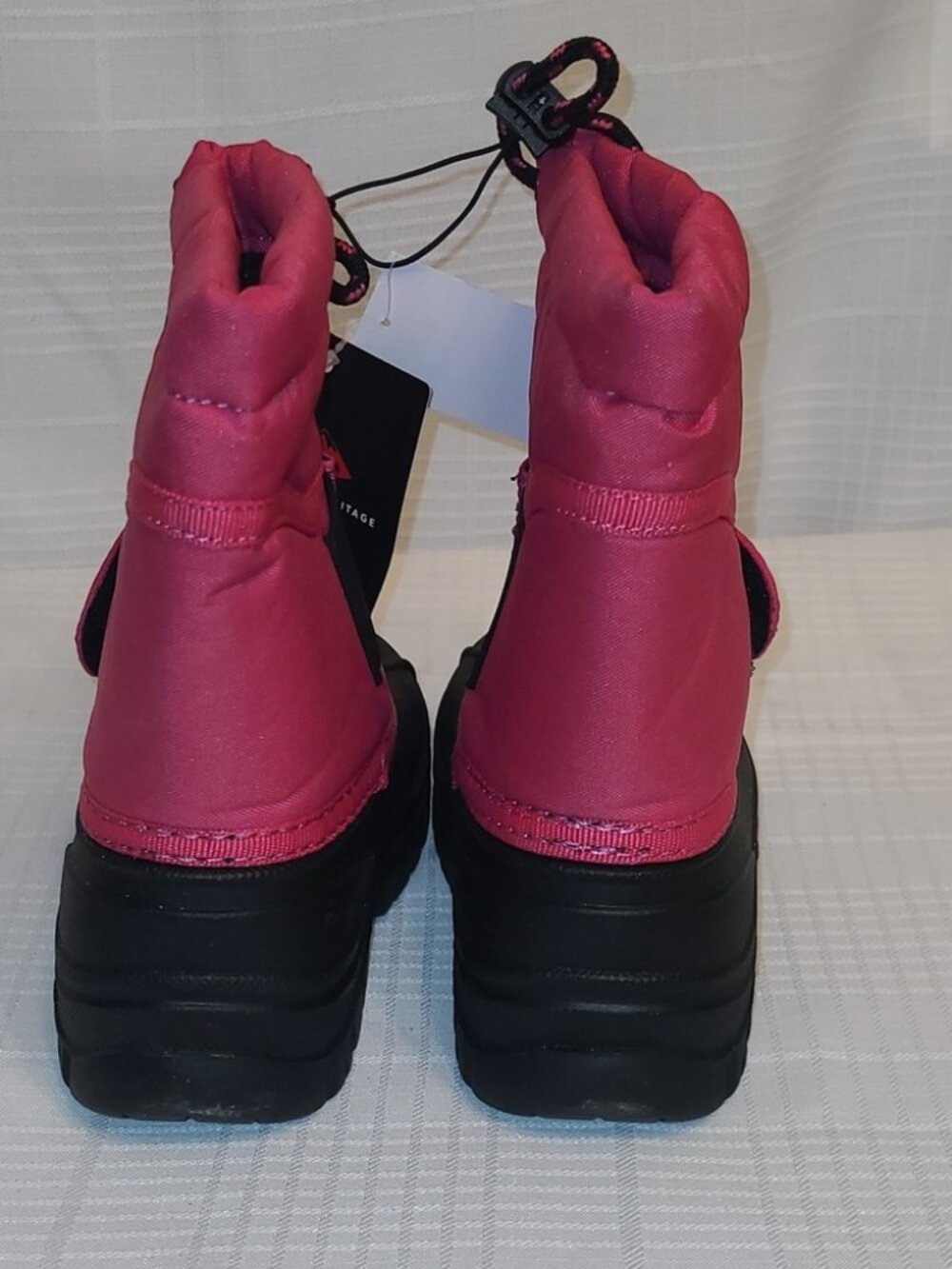 Laneige Canada Pink & Black Toddler Waterproof Winter Snow Rain Boots Sz 9 - NWT - Picture 4 of 7